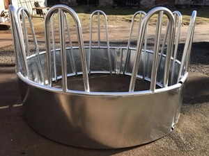 Alimentador de heno redondo de acero galvanizado para exteriores, para ganado, caballos y <span class=keywords><strong>ovejas</strong></span> - Product Image 5