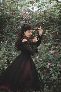 ชุดเดรสโลลิต้าสไตล์โกธิคชุดเดรสชุดคอสเพลย์แบบญี่ปุ่นชุดเดรสโลลิต้าสไตล์โลลิต้าแบบกอธิค - Product Image 4