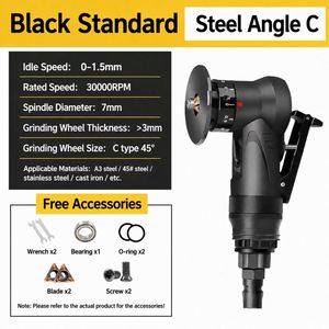 <span class=keywords><strong>Amoladora</strong></span> Angular Neumática Lineal Portátil TEBAK, <span class=keywords><strong>Mini</strong></span> <span class=keywords><strong>Amoladora</strong></span> de Aire Manual de 45 Grados para Aplicaciones de Procesamiento de Tuberías - Product Image 5