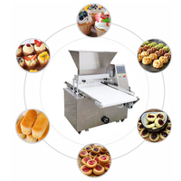 Nouvelles machines automatiques de dépôt et de découpe de biscuits pour boulangerie et usine de biscuits pour les ingrédients de l'eau de lait de farine