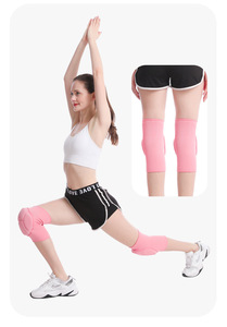 Rodillera Profesional <span class=keywords><strong>de</strong></span> Esponja Gruesa con Compresión y Transpirabilidad para Voleibol, Baloncesto, Danza y Running - Product Image 3