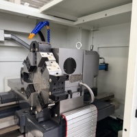 Torno Horizontal CNC de Bancada Plana Nuevo CK6150 1000mm con Control Fanuc y 4/6/8 Estaciones, Husillo Único