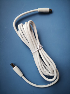 <span class=keywords><strong>Cavo</strong></span> DC Bianco da DC6.3x2.5 a DC6.3x3.0, <span class=keywords><strong>Cavo</strong></span> di Alimentazione Adattatore PVC Maschio-Femmina in Rame ROHS <span class=keywords><strong>6.3</strong></span> mm 1.0 AMP - Product Image 3