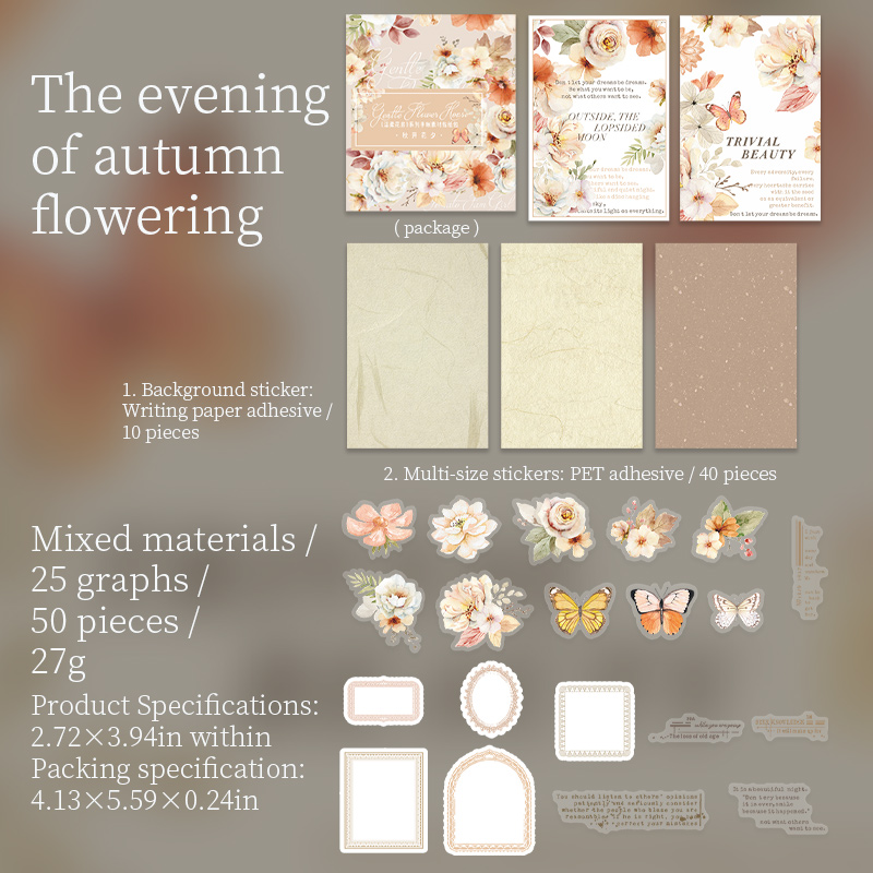 Un autunno fiori e tramonto