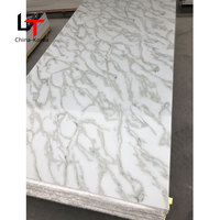 Panneau mural LT UV le plus vendu, finition brillante, décoration murale 3D, plaques en PVC, faux panneau mural pour la décoration de la maison, feuille de marbre