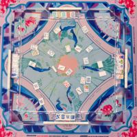Tapete de Mahjong Impermeable de Lujo, Mantel para Mesa de Mahjong Americano, Tapete Real para Mahjong