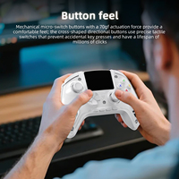 Manette de jeu ANBERNIC RG G01, écran IPS 2.5D, surveillance de la fréquence cardiaque en temps réel pour les jeux, manette sans fil, batterie 2100mAh