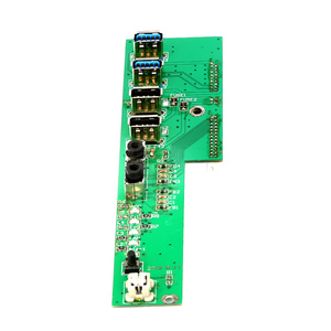 Bảng Mạch Máy Chủ Máy Tính Bảng Nối Đa Năng 1 Đến 4 Cổng Công Tắc Nguồn USB 2.0 & Công Tắc Thiết Lập Lại Đèn LED Bảng Mạch PCB Bộ Kết Nối LPT Khung Đơn - Product Image 4