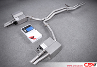 Système d'échappement automobile haute performance avec silencieux, collecteur et échappement arrière pour Audi A6 C7 2.5T 3.0T (2011-2018) – Vente directe usine
