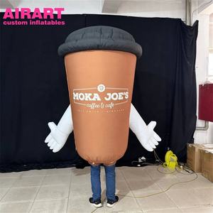 Costume gonflable de tasse de <span class=keywords><strong>café</strong></span> de mascotte de décoration de publicité de défilé extérieur, costume gonflable de tasse - Product Image 5