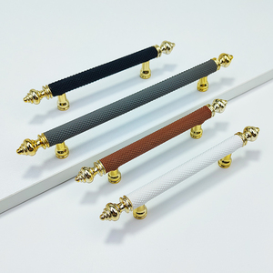 Rubberen T Plastic Handgrepen Meubels Goud Zwart Kast Kichen Trekt Deuren Lederen Trekhandgreep Ladeknoppen & Handgrepen - Product Image 1
