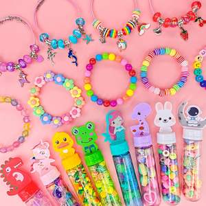 Özel 24'lü Sihirli Değnek Charm Bileklik Takı Yapımı Seti Çocuklar İçin Kendin Yap Boncuk El Sanatları Takı Seti Kız Çocukları Doğum Günü Partisi Hediyeleri - Product Image 2