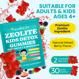 Gomitas Veganas de Zeolita Acentiallabs <span class=keywords><strong>9</strong></span> en 1, Suplementos Dietéticos Diarios, Gomitas de Zeolita <span class=keywords><strong>Detox</strong></span> para Niños, Apoyo Digestivo y para los Huesos - Product Image 6