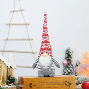 Figurine de gnome Tomte en peluche suédoise faite à la main, décoration de Noël pour la maison et cadeau de fête, poupée de table de Noël, elfe - Product Image 6