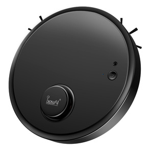 Bowai Robot Vacuum Cleaner 61-120 Min Battery Life Random Navigation Sweeping Suction Mopping Machine Black White Color - Product Image 1