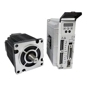 220v 3 fazlı step motor nema 42 20nm kapalı devre hibrid step motor sürücü seti ile CNC makinesi