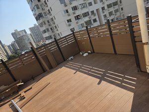 Clôture co-extrudée anti-corrosion en bois pour terrasse, jardin, cour extérieure, clôture en bois-plastique pour petite cour, mur de clôture et <span class=keywords><strong>piquet</strong></span> - Product Image 2