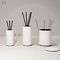 Diffuseur de parfum en céramique en forme de cône inversé personnalisé C&H avec logo gravé, poterie durable, rechargeable