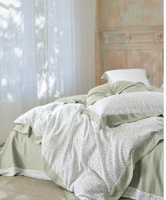 Parures de lit personnalisées en coton imprimé pour lit simple, double ou king size, avec housse de couette et taies d'oreiller
