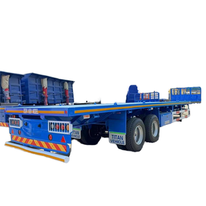 แชสซีสามเพลาความจุ40ตัน53ฟุตแชสซีรถกึ่งพ่วงแบบแท่น9590x2550x3995มม. เชิงพาณิชย์ - Product Image 1