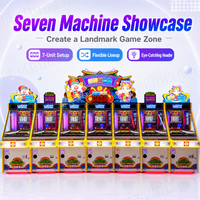 Poussoir à pièces à prix d'usine pour centres de divertissement familial (FEC) avec jeu multijoueur connectable utilisant des machines à poussoir à pièces et des machines d'arcade