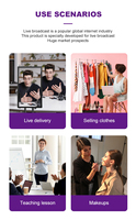 Écrans publicitaires de 21,5, 32 et 43 pouces, écran vertical pour TikTok Live Show, écran interactif, équipement de diffusion en streaming