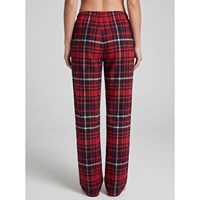 Pantalones de pijama de franela para mujer FOXA, pantalones de descanso a cuadros suaves con cordón y bolsillos, ropa de dormir cómoda para mujer