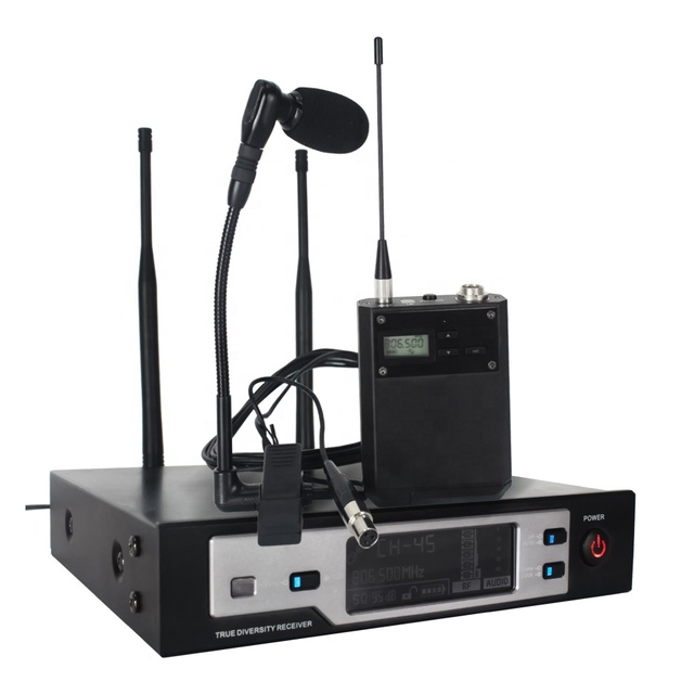 Sinbosen A-100D Professional Instrument Neck Clip Wireless Saxophone Microphone with Receiver