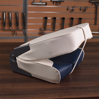 Allshine Marine Sièges de bateau pliants à dossier haut Chaises Captain en vinyle imperméables et durables avec 4 vis de montage et 1 an de garantie