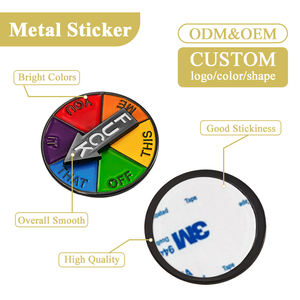 3 मीटर चिपकने वाला थोक वाटरप्रूफ केस मोबाइल एनमेल कार स्टिकर कैनाडा धातु 3 डी लोगो लेबल कस्टम धातु फोन धातु स्टिकर - Product Image 6
