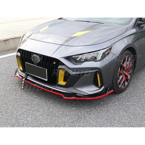 Protector de Parachoques Delantero Empow, Estilo Deportivo, Negro Brillante y Rojo, para GAC Empow 2021-2024, Accesorios para Automóviles - Product Image 3