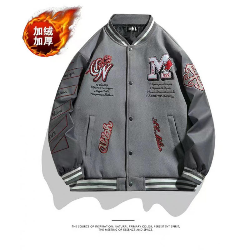 Gray devil jacket [fleece lined]