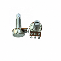 Potentiomètre de guitare A500K de haute qualité à axe long 23F, potentiomètres à courbe audio fine pour le contrôle du volume et du tonalité des guitares électriques et basses