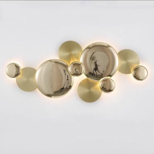 Lámpara de pared de metal LED de estilo industrial, montada en la pared, para sala de estar, dormitorio, estudio, iluminación - Product Image 1
