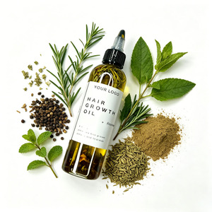 Private Label Mint Rosemary Fenugreek Hair Growth Oil For Men Women Natural Scalp Treatment Wholesale Manufacturer - Product Image 4