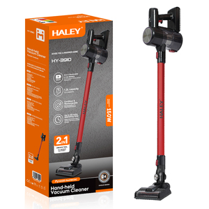 مكنسة كهربائية محمولة باليد من هالي للأرضيات والبطانيات والكراجات والفنادق-بدون أكياس جافة وظيفة تركيب كبا - Product Image 1