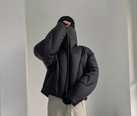 Veste d'hiver personnalisée Manteau imperméable rembourré à bulles en polyester léger de grande taille Veste d'extérieur en forme de canard