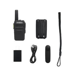 ANYSECU AC-U10 handheld radio AC-U10 16 channel type-C charger TOT Scan Vox Function UHF400-470MHz FM walkie talkie