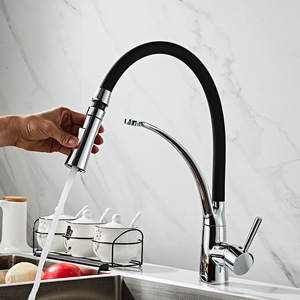 Wolverine Brass <strong>Kitchen</strong> Faucet Dual Water Modes Normal and <strong>Shower</strong> 360 Degree Rotating Detachable Spray Head for Home <strong>Kitchens</strong> - Product Image 5