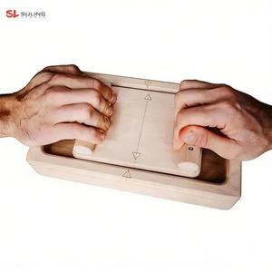 Wooden Competition Grade Finger Wrist <b>Strength</b> Trainer Hand Grip Board - Product Image 1
