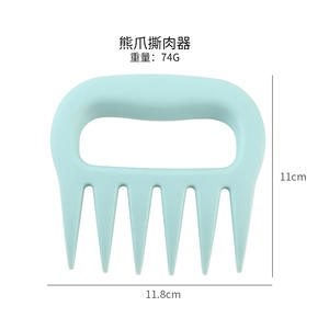 Accessoires de barbecue en gros : Découpe-viande robuste, fourchette à viande déchiquetée, coupe-fruits et légumes à griffes d'ours, outils de cuisine, pinces - Product Image 5