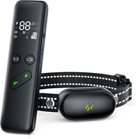 Werkseitig angepasstes wasserdichtes Hunde rinden kontroll halsband ohne Schock pieps und Vibrations trainings funktionen Inklusive Fernbedienung