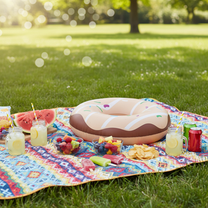 โมเดลโดนัทการ์ตูนเป่าลมสำหรับตกแต่งร้านเบเกอรี่ ร้าน<span class=keywords><strong>ขนม</strong></span> งานเทศกาลคาร์โบไฮเดรต และจัดแสดงในงานอีเว้นท์ - Product Image 1