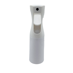 200ml 300ml 500ml Empty white plastic PET Continuous Water Hair Spray Bottle with trigger pump
