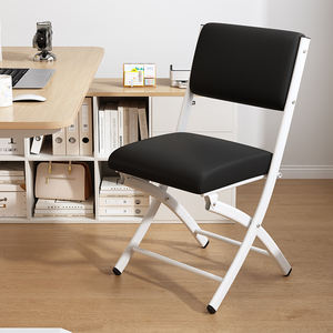 Silla de malla de ocio simple y moderna para el hogar, comedor, apartamento pequeño y uso de oficina hecho de madera - Product Image 3