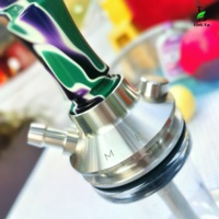 Ensemble de narguilé portable de luxe pour Shisha Breeze Pro narguilé allemand en acier inoxydable même modèle Chicha Cachimbas laque de narguilé