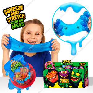 Clear <b>Slime</b> with Mini Accessories with Charm Colorful Stretchy <b>Slime</b> Toy for Kids Stress Relief Sensory Gift Toy - Product Image 6