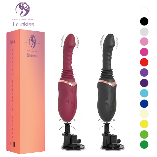 Automatic Female Sex Machine Vibrator with Telescopic Design Electric Shock Rotation & Vibration for Masturbation Vibrator