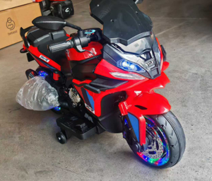 Moto électrique pour enfants en plastique alimentée par batterie 12V, roues avec lumières, démarrage progressif, pédale d'accélérateur, vitesse de 3,5 km/h, pour les enfants de 2 à 8 ans, unisexe - Product Image 6