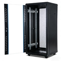 Armoire de sol de 19 pouces, 1440*600*600 mm, profondeur 1,4 m, en tôle d'acier laminée à froid SPCC, pour armoires réseau de centre de données.